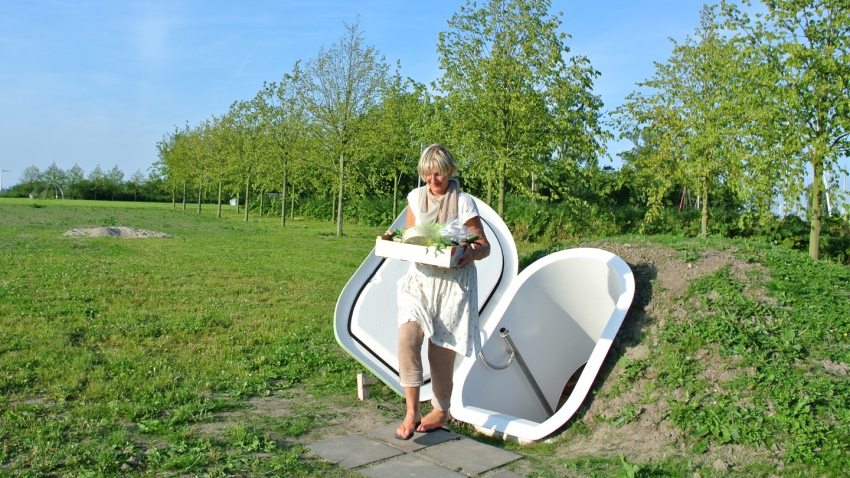 A ready-made plastic cellar ensures long and tight storage of products A ready-made plastic cellar ensures long and tight storage of products