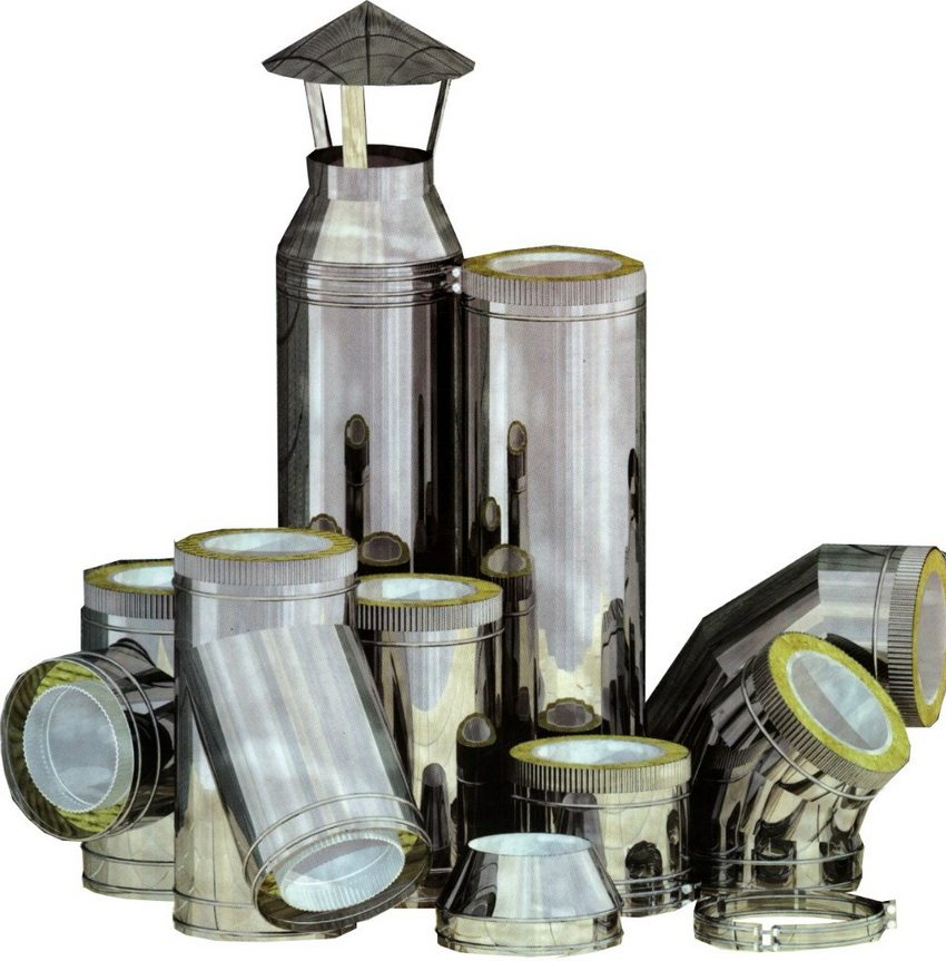 Conjunt de canonades per muntar una xemeneia de sandvitx Conjunt de canonades per muntar una xemeneia de sandvitx