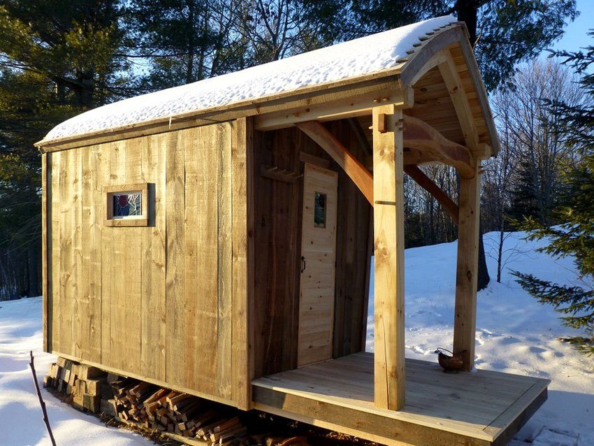 Phòng tắm khung tự làm có diện tích nhỏ Phòng tắm khung tự làm có diện tích nhỏ