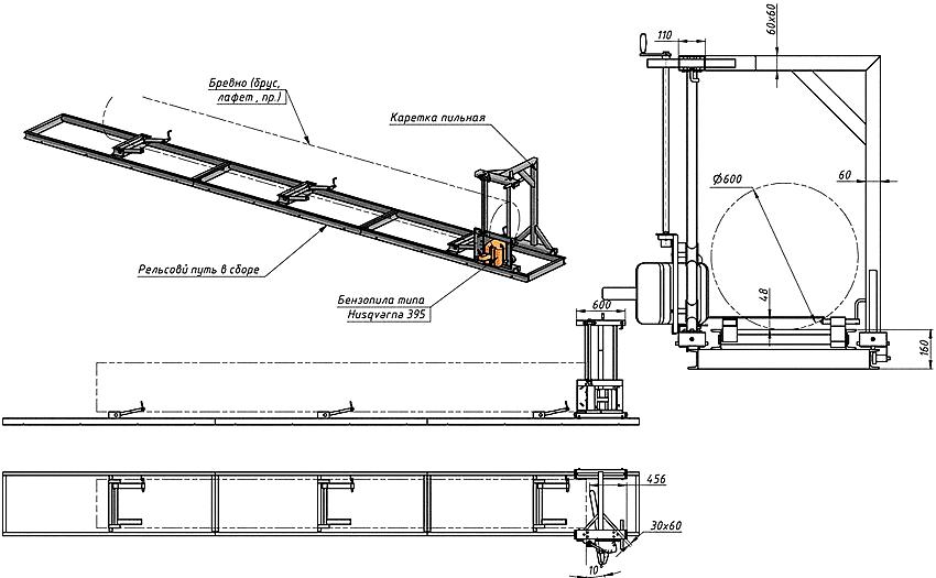 Kresba postele pre brúsku