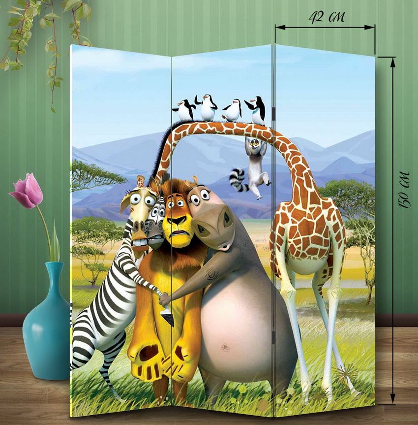 מידות משוערות של מסך ילדים עם תמונה מידות משוערות של מסך ילדים עם תמונה