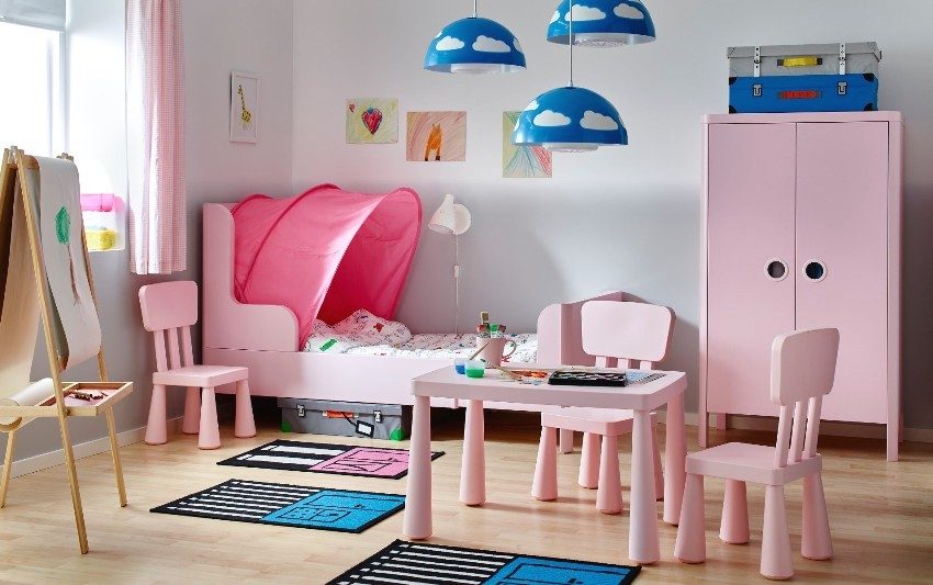 Fint interiør i vaniljrosa toner Fint interiør i vaniljrosa toner