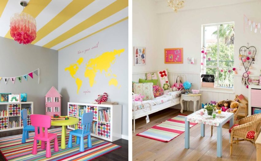 Barnerom med lys innredning Barnerom med lys innredning