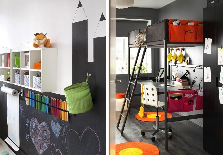 Eksempler på bruk av svart i utformingen av rom Eksempler på bruk av svart i utformingen av rom