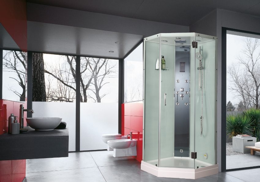 Uzavretý päťuholníkový hydrobox Uzavretý päťuholníkový hydrobox