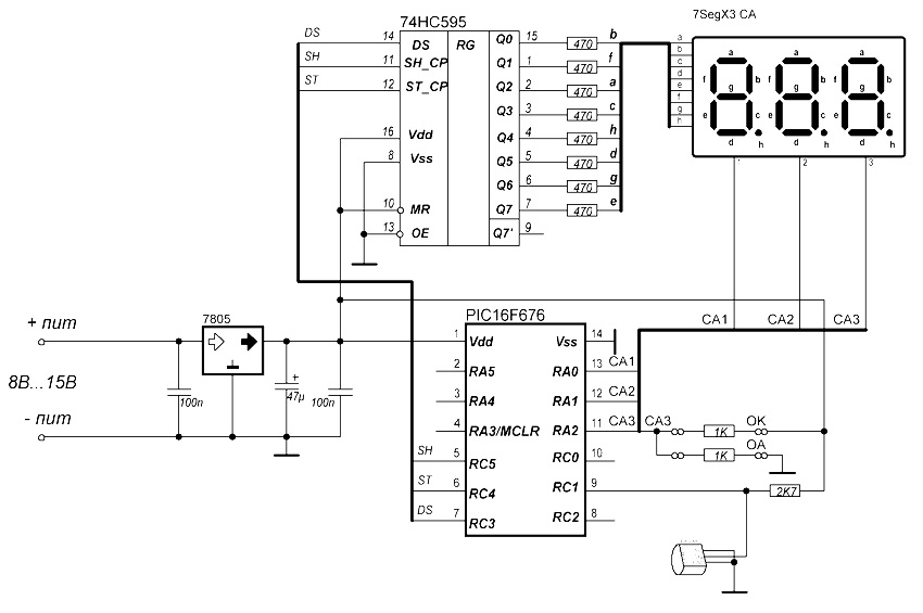 Sơ đồ dây nhiệt kế kỹ thuật số Sơ đồ dây nhiệt kế kỹ thuật số