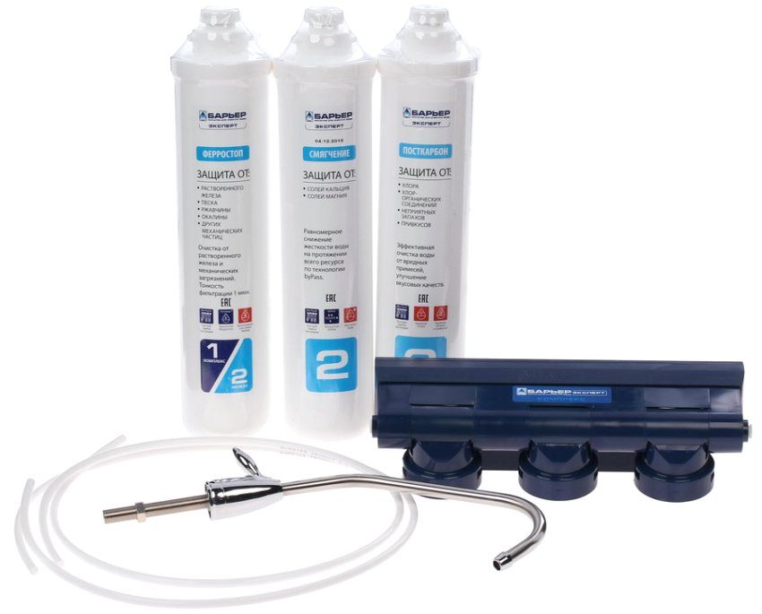 Installationssatz - Filter mit Hahn für Spüle Barriere Installationssatz - Filter mit Hahn für Spüle Barriere