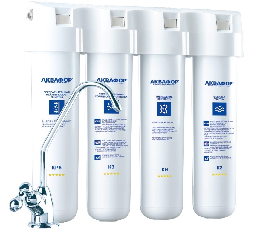 Vierstufiger Filter für Trinkwasser Aquaphor Vierstufiger Filter für Trinkwasser Aquaphor