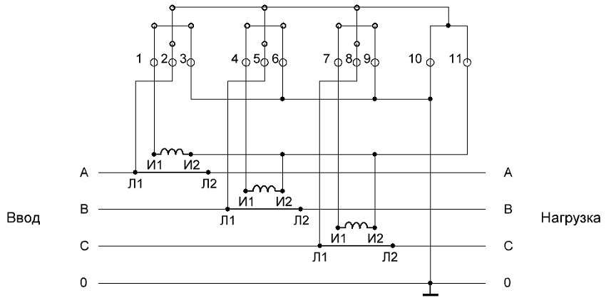 แผนภาพการเชื่อมต่อมิเตอร์ไฟฟ้าสามเฟส แผนภาพการเชื่อมต่อมิเตอร์ไฟฟ้าสามเฟส