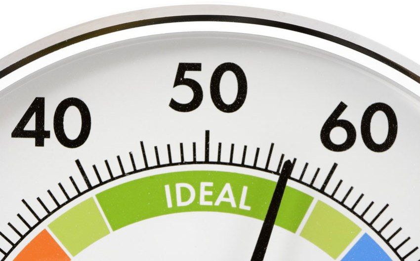 Mức độ ẩm tối ưu trong phòng là 40-60% Mức độ ẩm tối ưu trong phòng là 40-60%