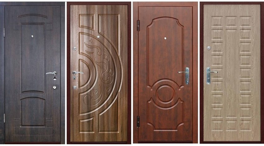 Indgangsdøre i metal med MDF-paneler Indgangsdøre i metal med MDF-paneler