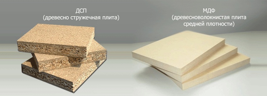 Forskelle i udseendet af spånplader og MDF-plader Forskelle i udseendet af spånplader og MDF-plader