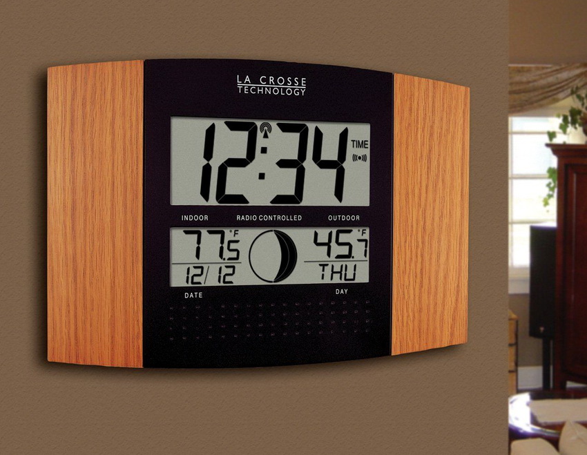 Station météo avec horloge murale Station météo avec horloge murale