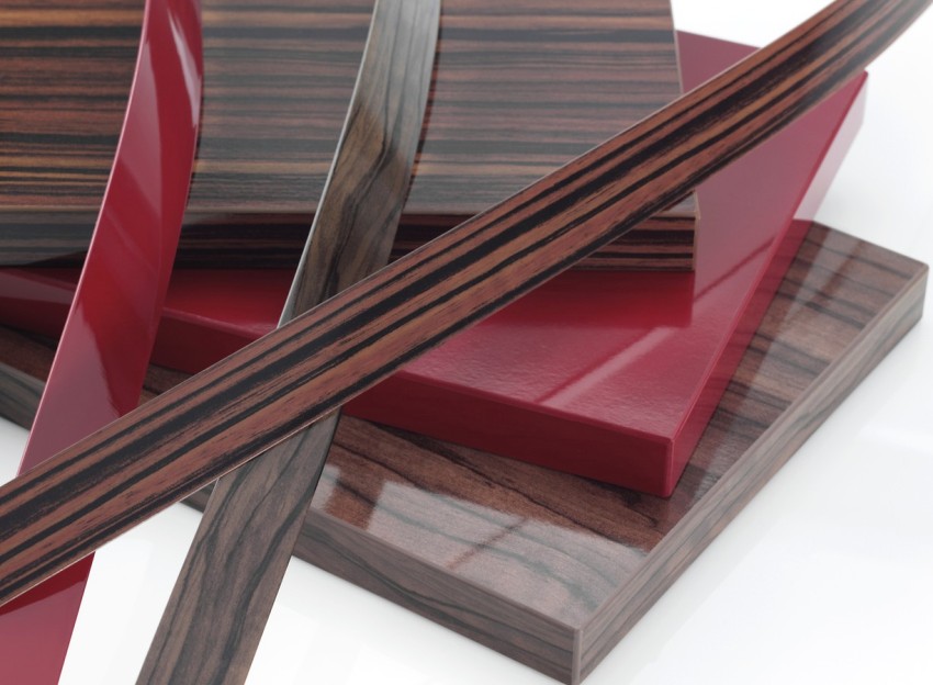 Lamineret spånplade bruges til dekoration af møbelfacader Lamineret spånplade bruges til dekoration af møbelfacader