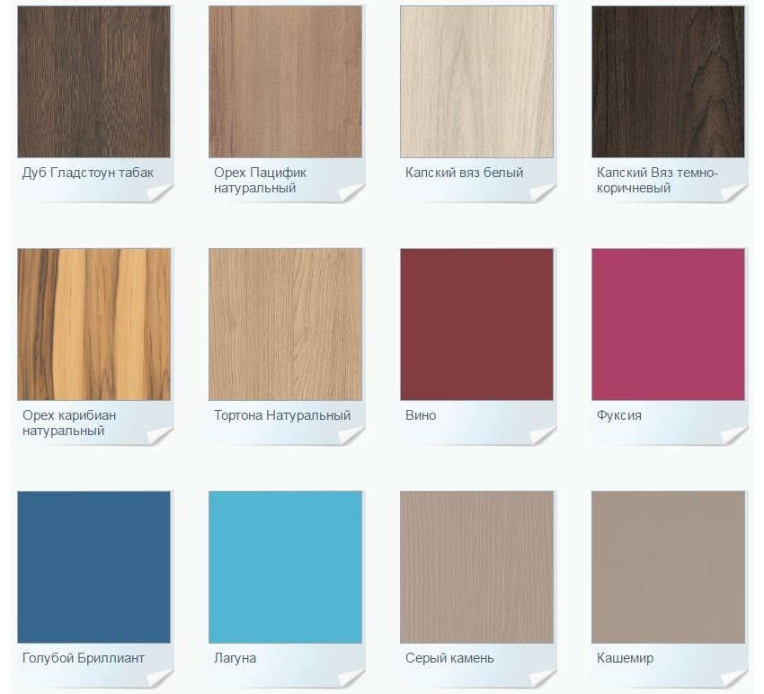 Forskellige farver af spånplader Forskellige farver af spånplader