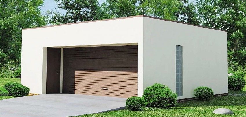 Gotowy garaż z paneli SIP Gotowy garaż z paneli SIP