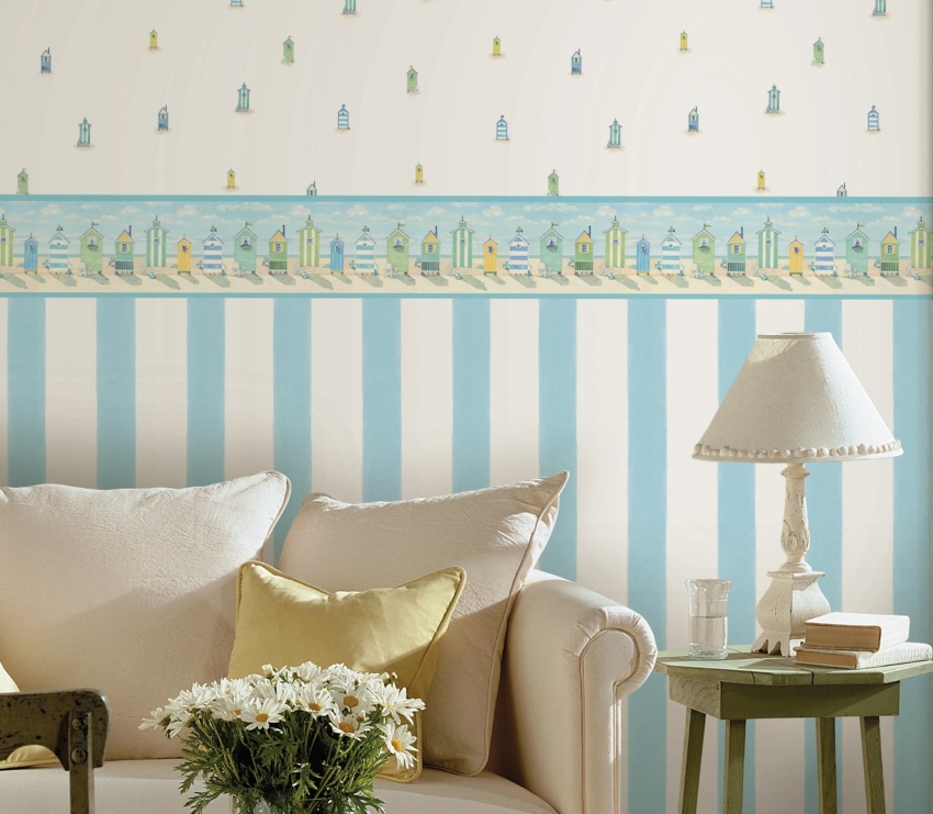 เส้นขอบและวอลเปเปอร์สองประเภทจากคอลเลกชันเดียว เส้นขอบและวอลเปเปอร์สองประเภทจากคอลเลกชันเดียว