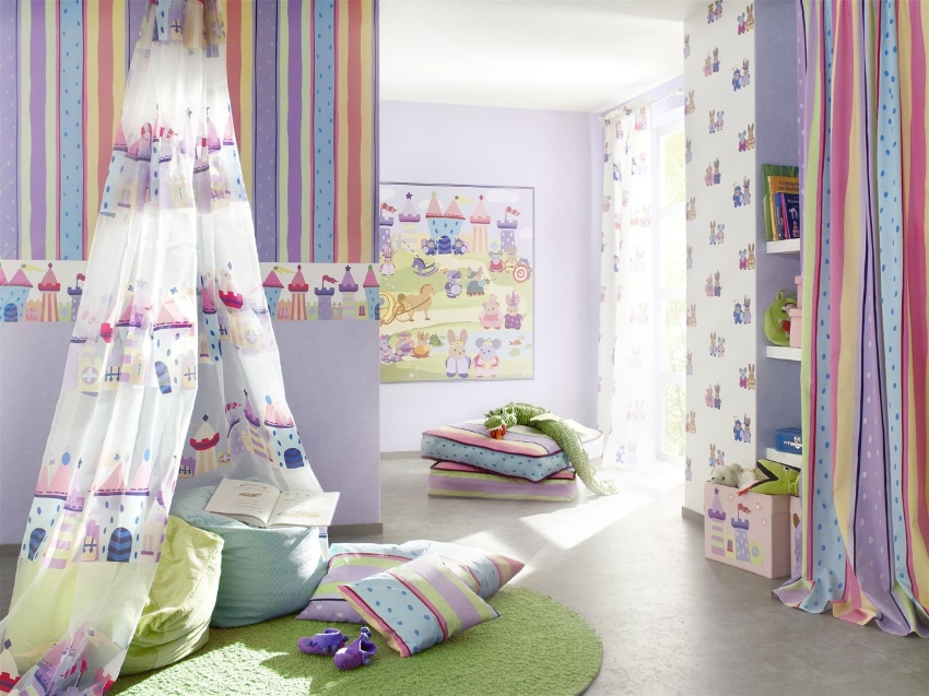 การตกแต่งห้องสำหรับเด็กด้วยโทนสีอ่อน การตกแต่งห้องสำหรับเด็กด้วยโทนสีอ่อน