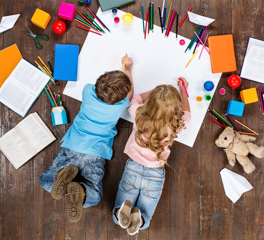 To barn skal ha det komfortabelt å bo i samme rom To barn skal ha det komfortabelt å bo i samme rom