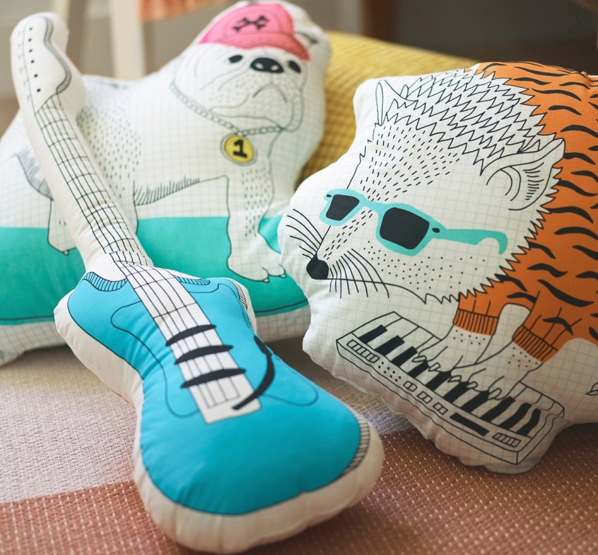 Morsomme puter vil appellere til både jenter og gutter Morsomme puter vil appellere til både jenter og gutter