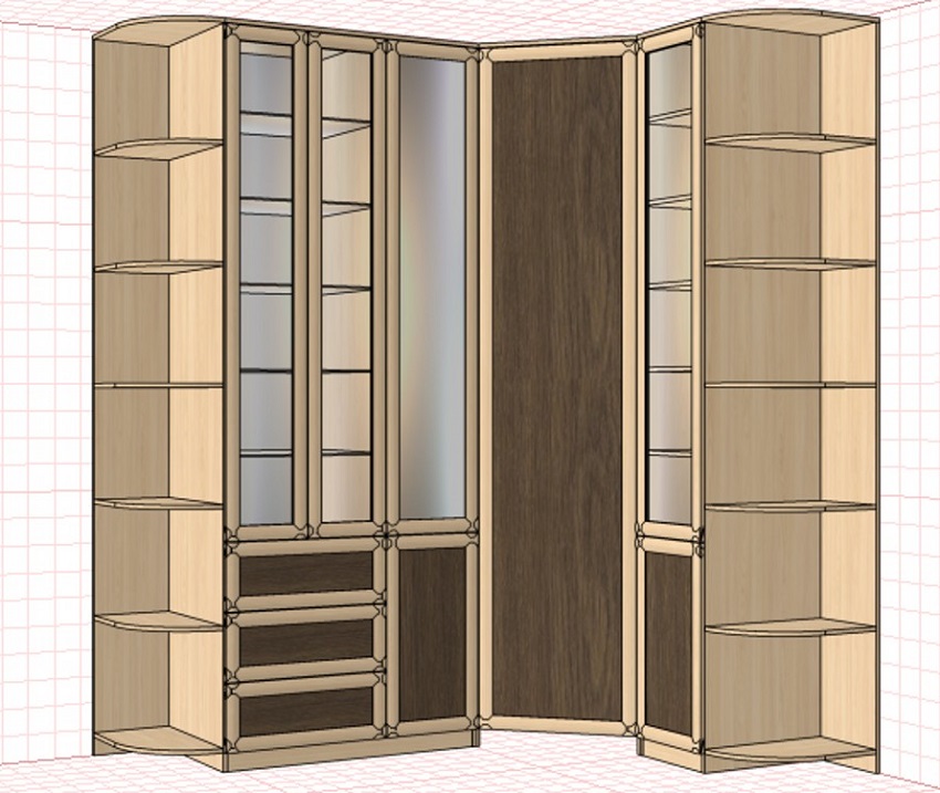 Πρόγραμμα γωνιακής ντουλάπας στο διάδρομο Πρόγραμμα γωνιακής ντουλάπας στο διάδρομο