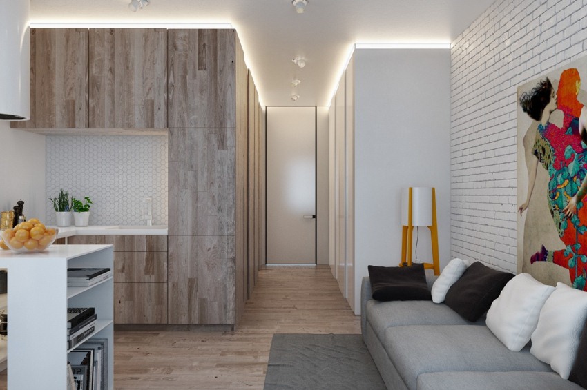 Na fotografii - príklad použitia dodatočného osvetlenia pomocou podsvietenia LED Príklad použitia prídavného osvetlenia s LED podsvietením