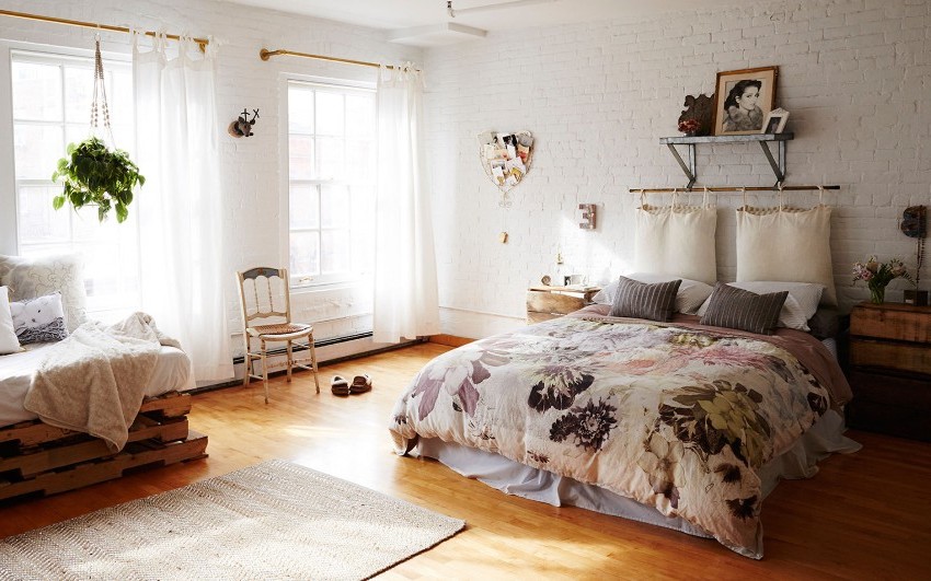 V interiéri štýlu Provence môžete použiť nábytok z paliet a paliet V interiéri štýlu Provence môžete použiť nábytok z paliet a paliet