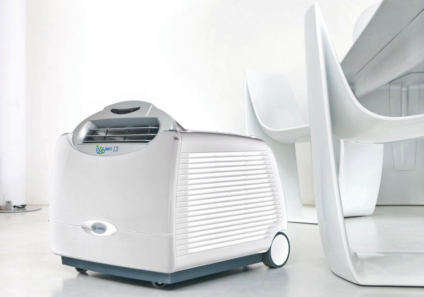 Kjøleeffektiviteten til et bærbart klimaanlegg er betydelig lavere enn for delte systemer Kjøleeffektiviteten til et bærbart klimaanlegg er betydelig lavere enn for delte systemer