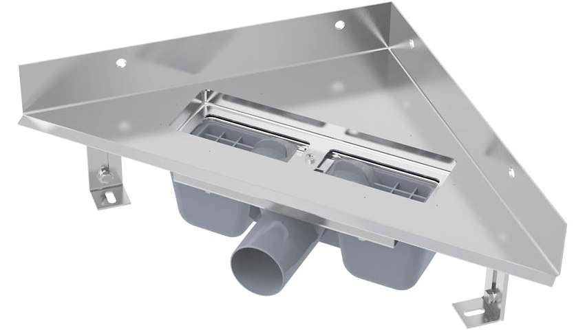 ตะแกรงเข้ามุมสำหรับท่อระบายน้ำสแตนเลส ตะแกรงเข้ามุมสำหรับท่อระบายน้ำสแตนเลส