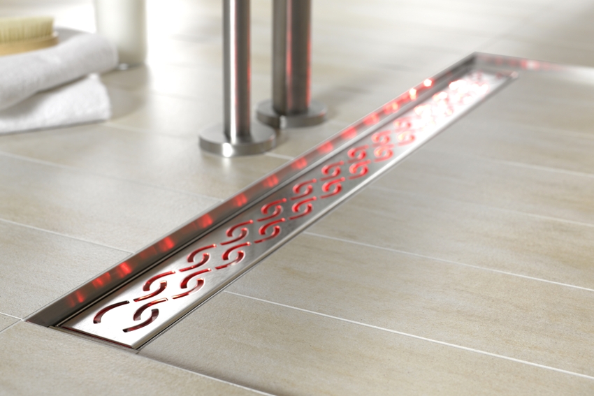 ท่อระบายน้ำพร้อมไฟ LED ท่อระบายน้ำพร้อมไฟ LED