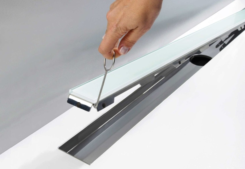 ท่อระบายน้ำชั้นกระจกดีไซน์ทันสมัย ท่อระบายน้ำชั้นกระจกดีไซน์ทันสมัย