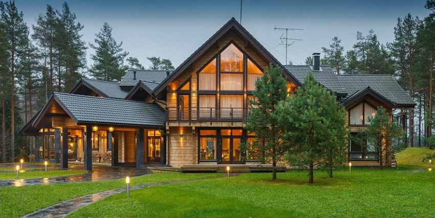 Den økte prisen på eiendom med panoramavinduer skyldes de høye kostnadene ved å utforme arkitekturen til et slikt hus. Den økte prisen på eiendom med panoramavinduer skyldes de høye kostnadene ved å utforme arkitekturen til et slikt hus.