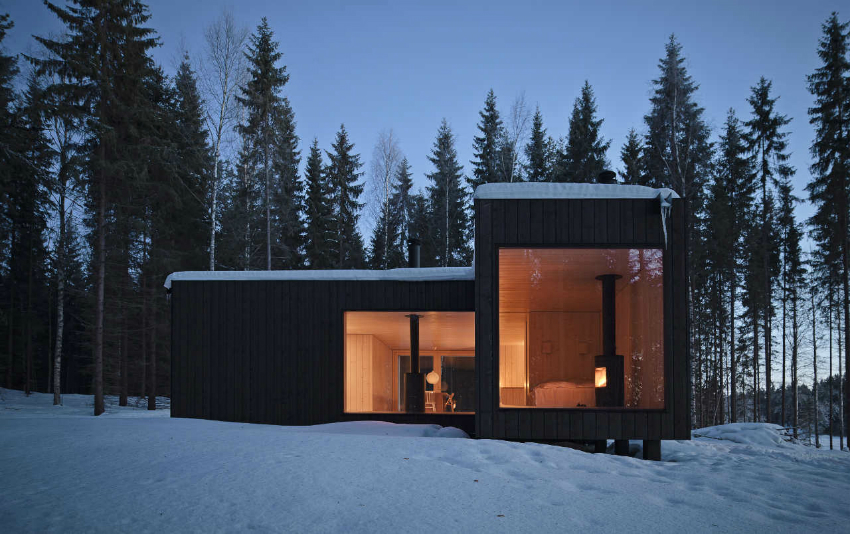 For hytter på landet er en peis en utmerket oppvarmingsmetode. For hytter på landet er en peis en utmerket oppvarmingsmetode.