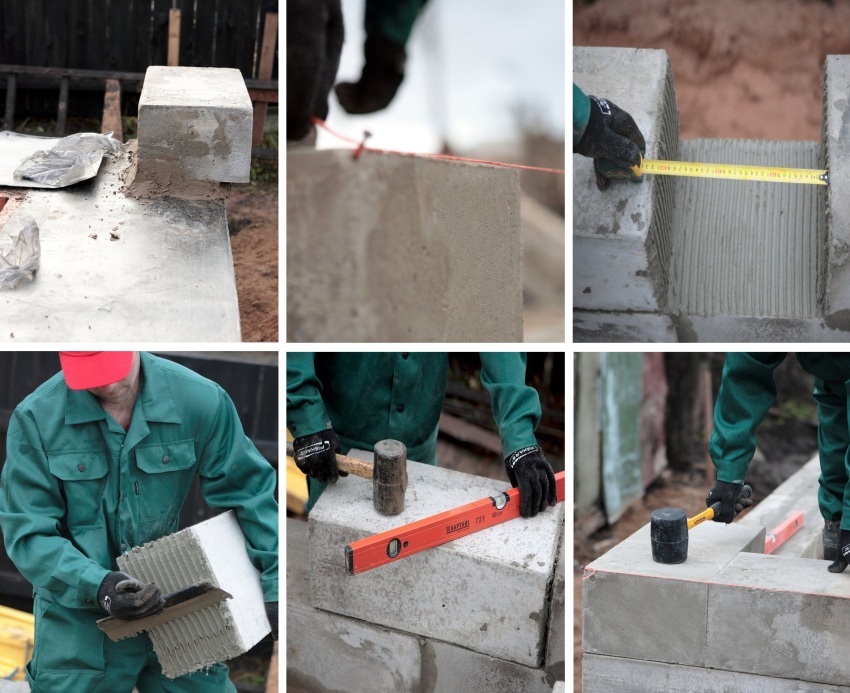 Izgradnja kupke od blokova: koraci 1-6 Izgradnja kupke od blokova: koraci 1-6