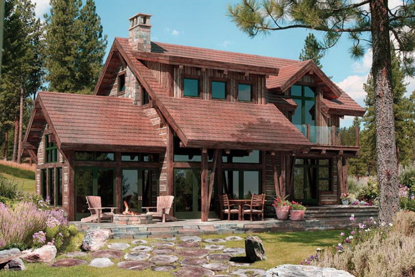 סגנון כפרי מאופיין בשימוש בחומרים טבעיים - אבן ועץ סגנון כפרי מאופיין בשימוש בחומרים טבעיים - אבן ועץ