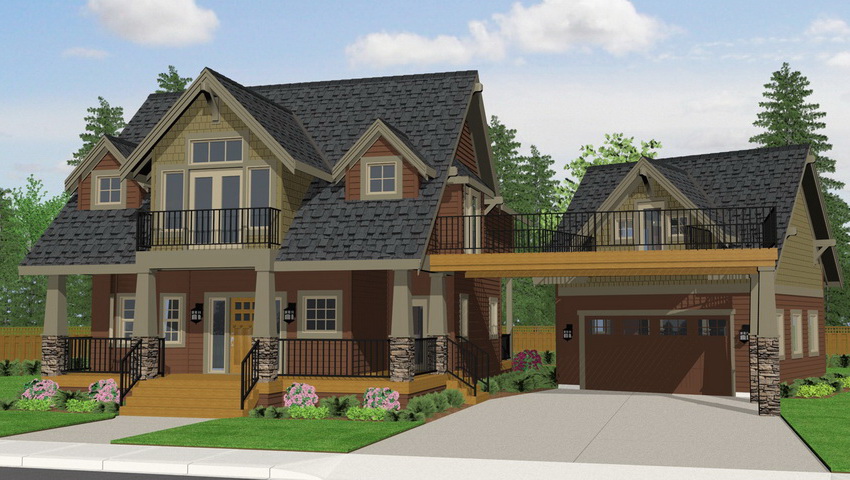 פרויקט של בית דו קומתי עם מוסך צמוד קרקע פרויקט של בית דו קומתי עם מוסך צמוד קרקע