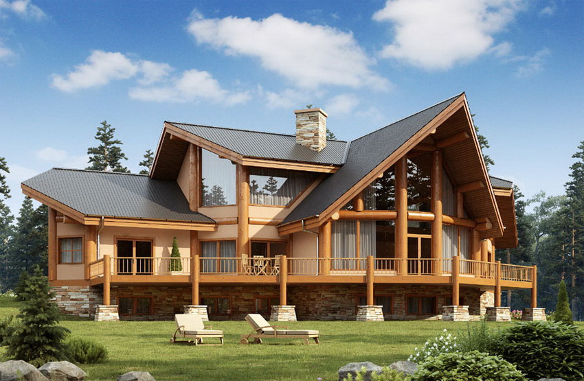 פרויקט של בית מודרני בן שתי קומות עם עליית גג פרויקט של בית מודרני בן שתי קומות עם עליית גג