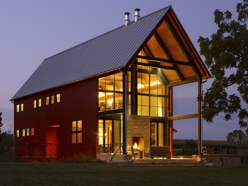 בבתים מודרניים קשה לעיתים קרובות לקבוע אם החלק החיצוני של הבניין שייך לסגנון מסוים. בבתים מודרניים קשה לעיתים קרובות לקבוע אם החלק החיצוני של הבניין שייך לסגנון מסוים.