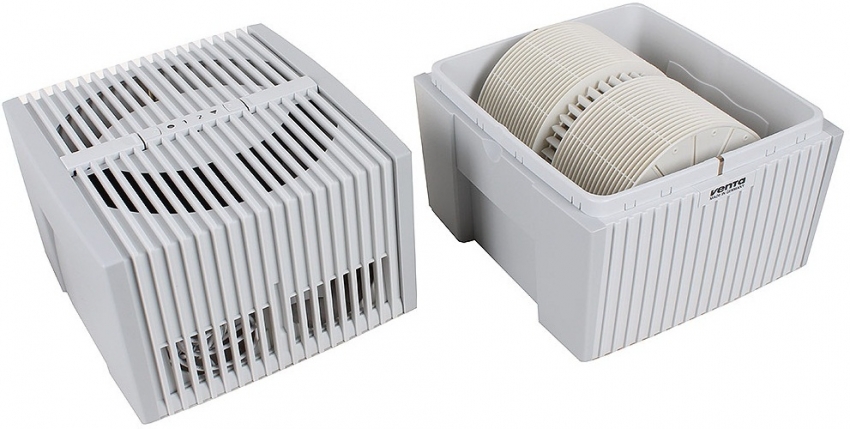 Venta LW15-modellen er designet for luftrensing og fukting i små rom Venta LW15-modellen er designet for luftrensing og fukting i små rom