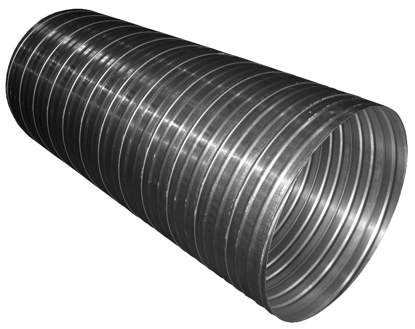 Bølgepipe for ventilasjonsanlegg Bølgepipe for ventilasjonsanlegg