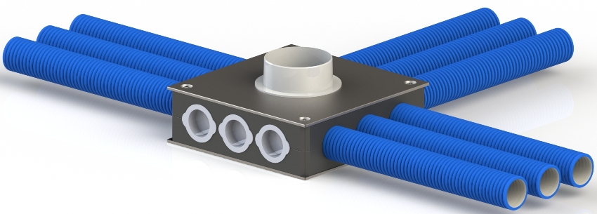 Fleksibel kanal ideell for trange rom Fleksibel kanal ideell for trange rom