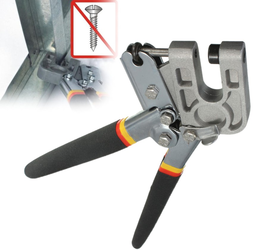 Uz pomoć rezača možete povezati profile bez samoreznih vijaka Uz pomoć rezača možete povezati profile bez samoreznih vijaka