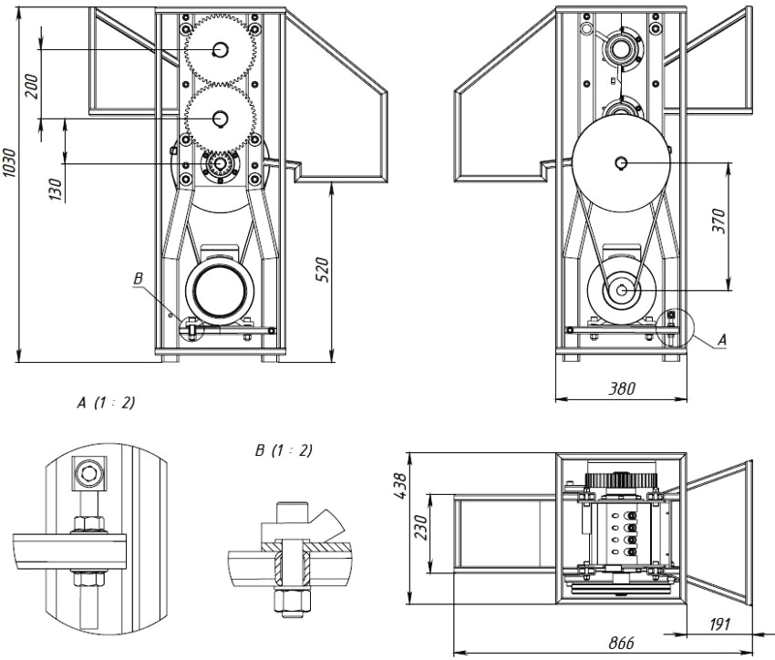 Desen de tocător de grădină pentru iarbă și ramuri Desen de tocător de grădină pentru iarbă și ramuri