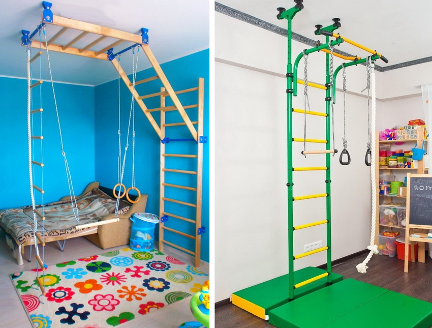 הציוד הסטנדרטי של המתחם כולל סולמות נייחים וחבלים, טבעות התעמלות, טרפז וחבל הציוד הסטנדרטי של המתחם כולל סולמות נייחים וחבלים, טבעות התעמלות, טרפז וחבל