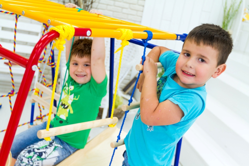 פינת ספורט לילדים יכולה להפוך למבטא מעניין של החדר פינת ספורט לילדים יכולה להפוך למבטא מעניין של החדר