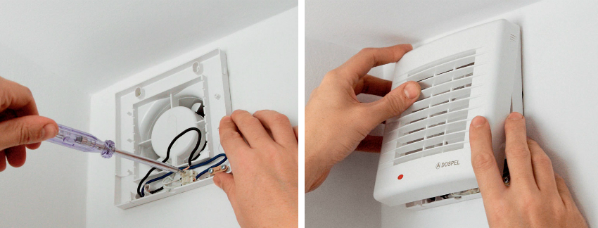 Când conectați ventilatorul la rețea, trebuie să luați în considerare cu atenție izolarea firelor Când conectați ventilatorul la rețea, trebuie să luați în considerare cu atenție izolarea firelor