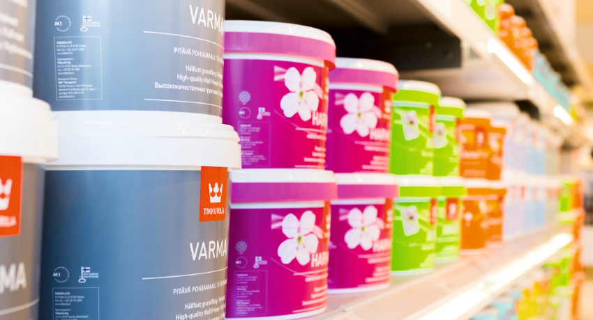 יש לבחור את הצבע על פי סוג חיפוי התקרה יש לבחור את הצבע על פי סוג חיפוי התקרה