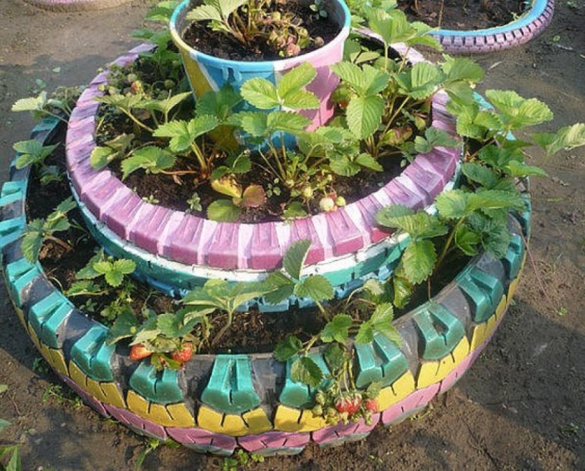 For å gjøre dekkene mer attraktive, er det bare å male dem over. For å gjøre dekkene mer attraktive, er det bare å male dem over.