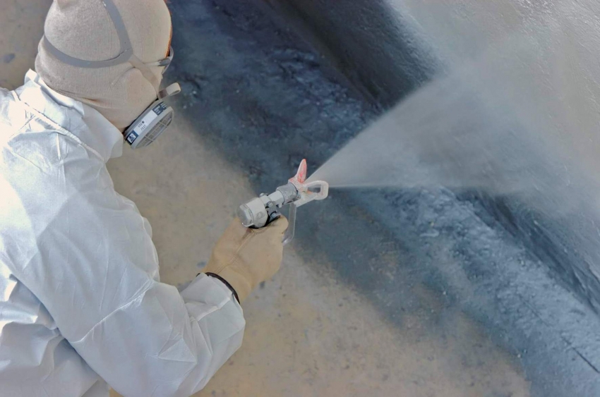 สำหรับการทาสีพื้นที่ขนาดใหญ่สำหรับงานฉาบภายนอกควรใช้ปืนฉีดหรือปืนฉีด สำหรับการทาสีพื้นที่ขนาดใหญ่สำหรับงานฉาบภายนอกควรใช้ปืนฉีดหรือปืนฉีด