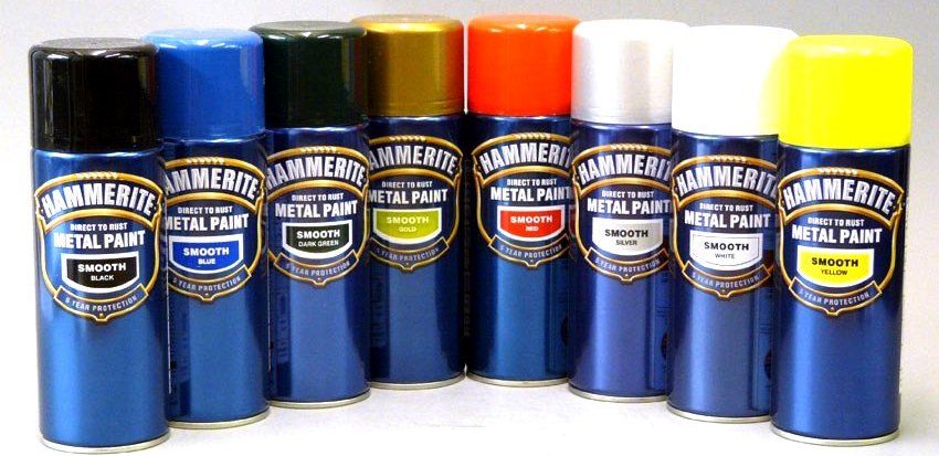 גווני הצבע הפופולאריים ביותר של הצבע המיוחד עבור Hammerite מתכת גווני הצבע הפופולאריים ביותר של הצבע המיוחד עבור Hammerite מתכת